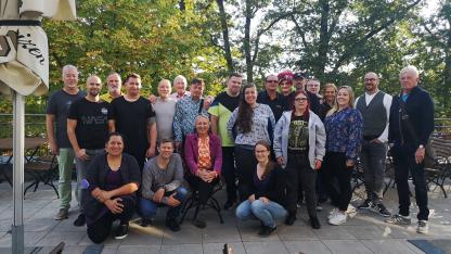 Gruppenfoto Mitarbeitenden der Aidshilfe